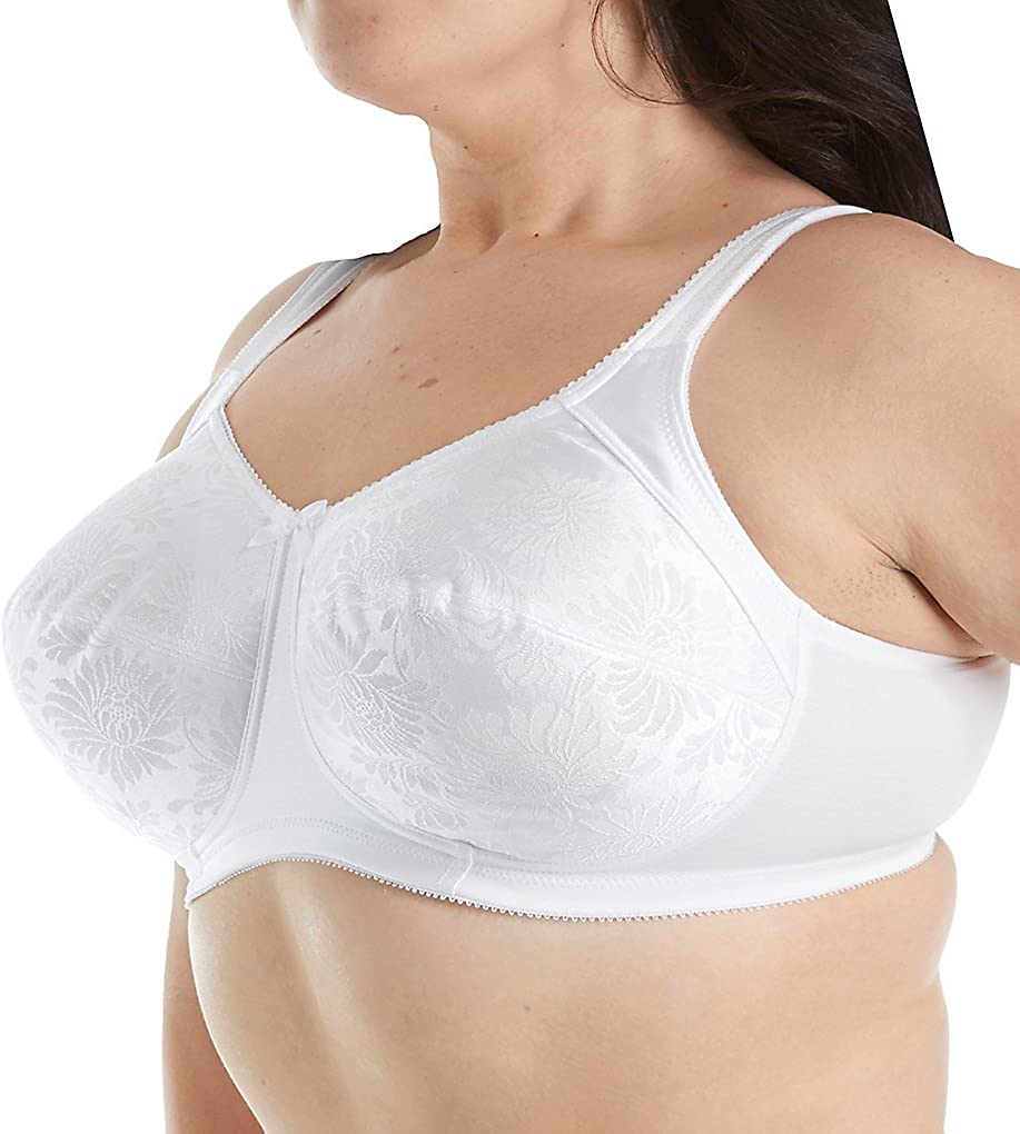 Aviana Smooth Floral Jacquard SoftCup Bra - In the Mood Intimates - Full  Figure Softcup Bra