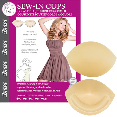 Braza Sew In Cups, Beige (2600) D