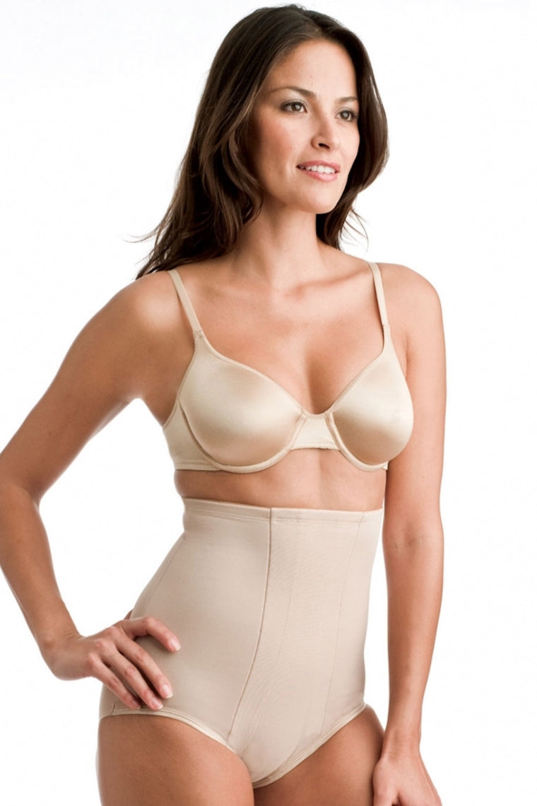 Women's High Waist Tummy and Thigh Control Shapewear - Nude, 3X Large 