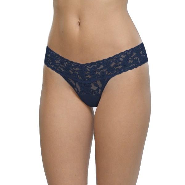 Hanky Panky Original Rise Thong in Blue Leopard - Sweet Hitchhiker NYC