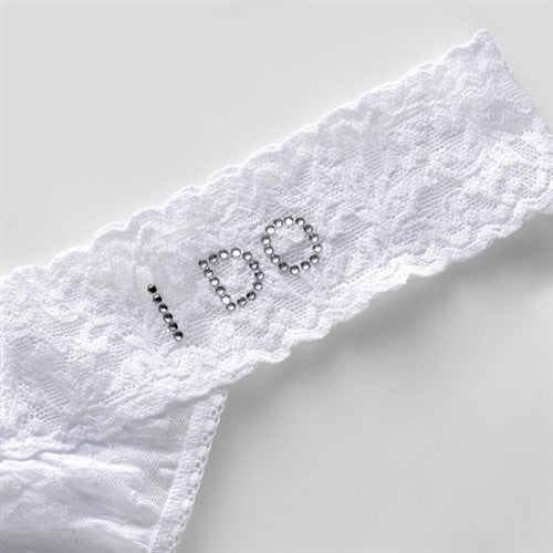Hanky Panky 'I DO' Swarovski Elements Low Rise Thong