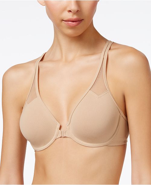 Wacoal Nylon Non Padded Underwired Solid/Plain Bra -851211 - Nude (34F)