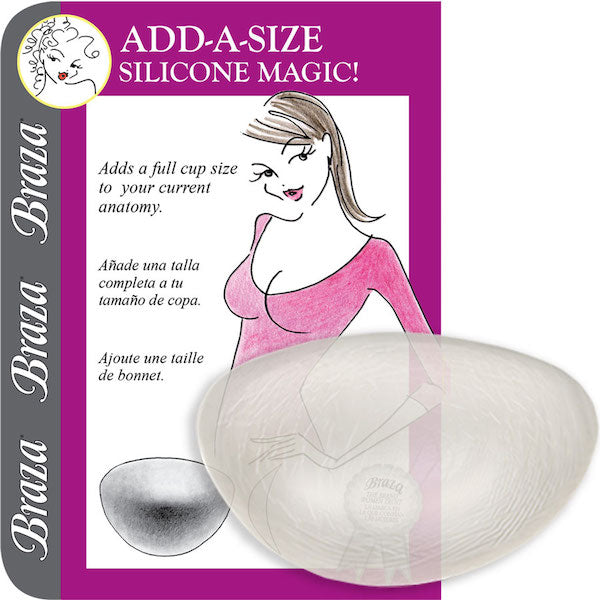 Braza SILICONE MAGIC ADD-A-SIZE - BREAST ENHANCEMENT PADS #7400 - In the  Mood Intimates