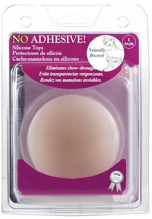 Braza No Adhesive Silicone Tops - Reusable Nipple Covers #7930
