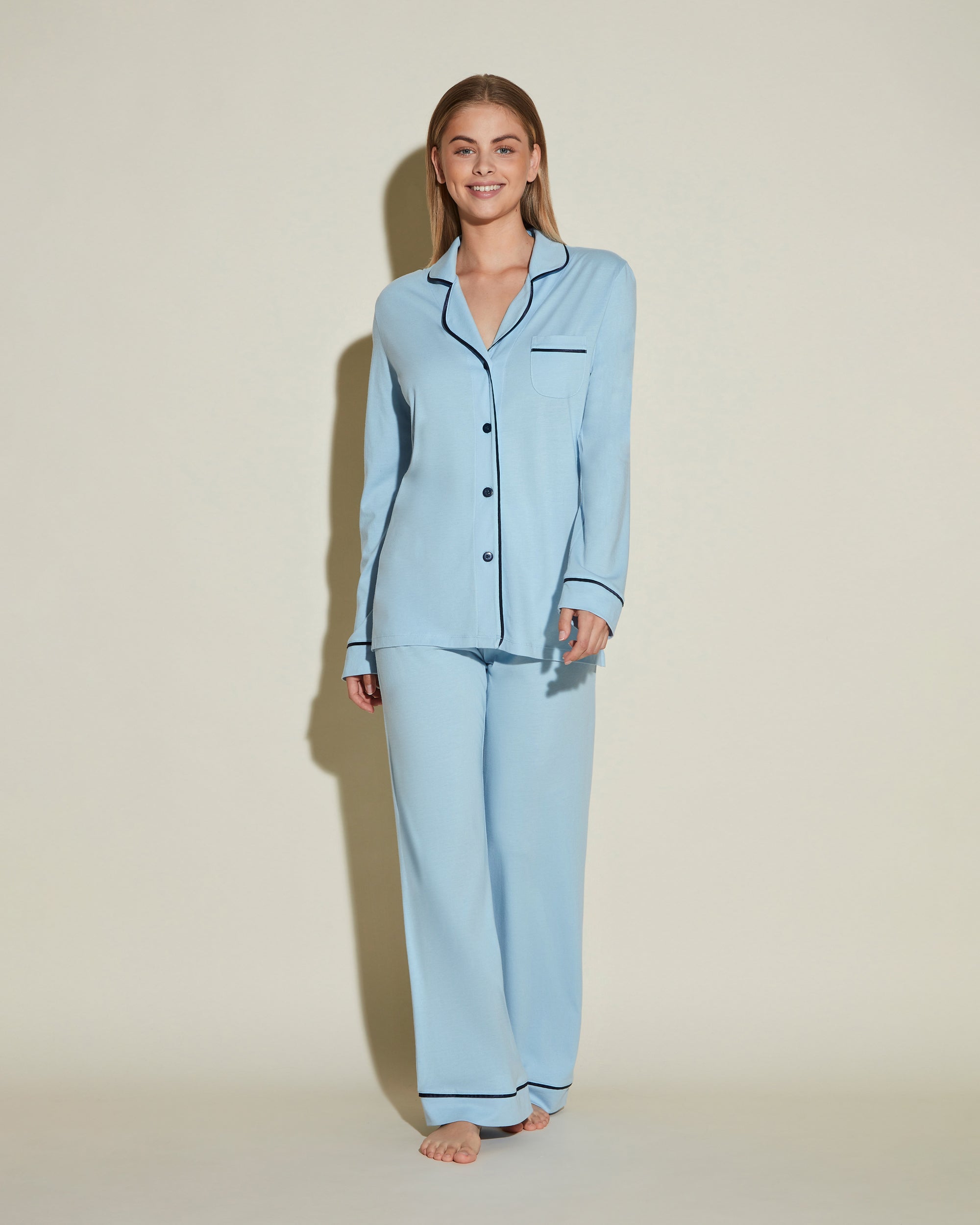 Cosabella Bella Long Sleeve Top and Pant PJ Set #AMORE9644 - In the Mood  Intimates
