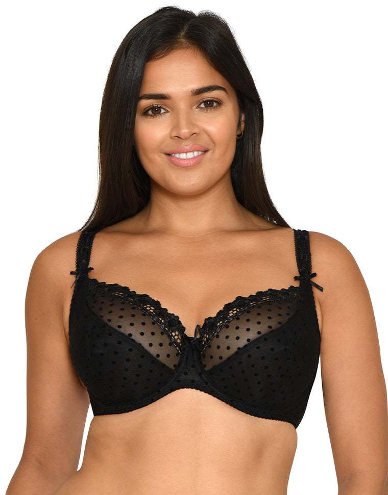Womens Wireless Lace Bras Ultra Thin Comfort Bra Lingerie Full Coverage  Unlined Sexy Bralette Plus Size C D Cup (Color : Skin, Size : 90/40C)