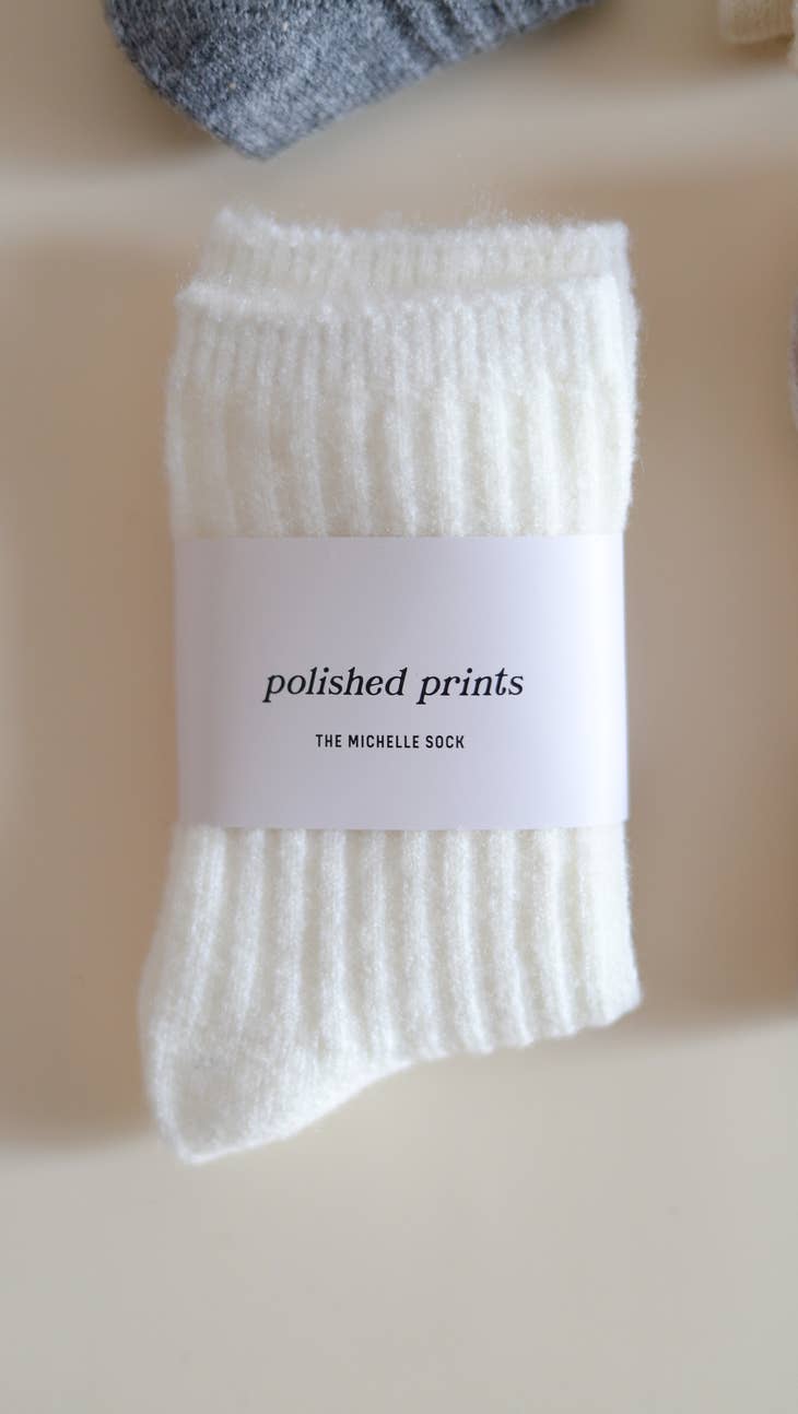 Polished Prints The Michelle Women's Sock
