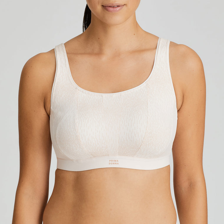 Prima Donna The Sweater Wired Sports Bra: Cosmic Grey - Chantilly Online