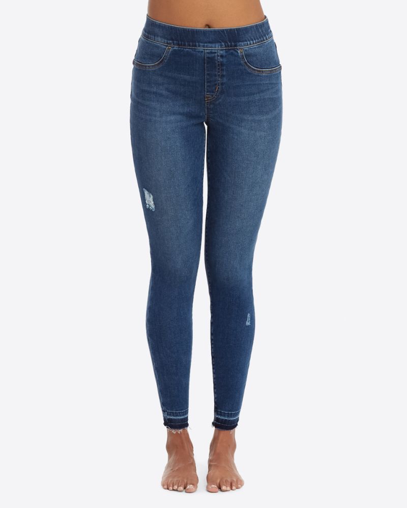Buy ONLY Ice Blue Womens Skinny Fit Distressed Jeans | Shoppers Stop