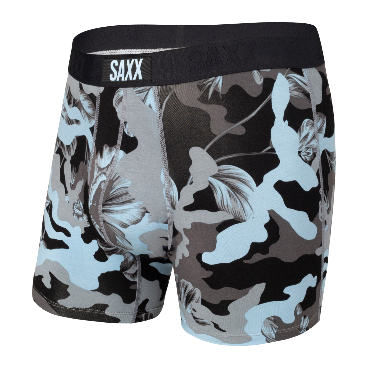 Boutique Option-Saxx Floral Underwear in Blue color (Saxx-Sxbm35-Ism)